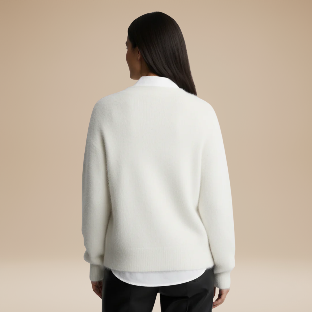 Mara | Cardigan Morbido da Donna in Maglia Pelosa