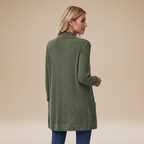 Cecilia | Cardigan a Costine da Donna con Tasche