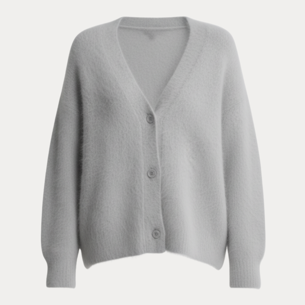 Mara | Cardigan Morbido da Donna in Maglia Pelosa
