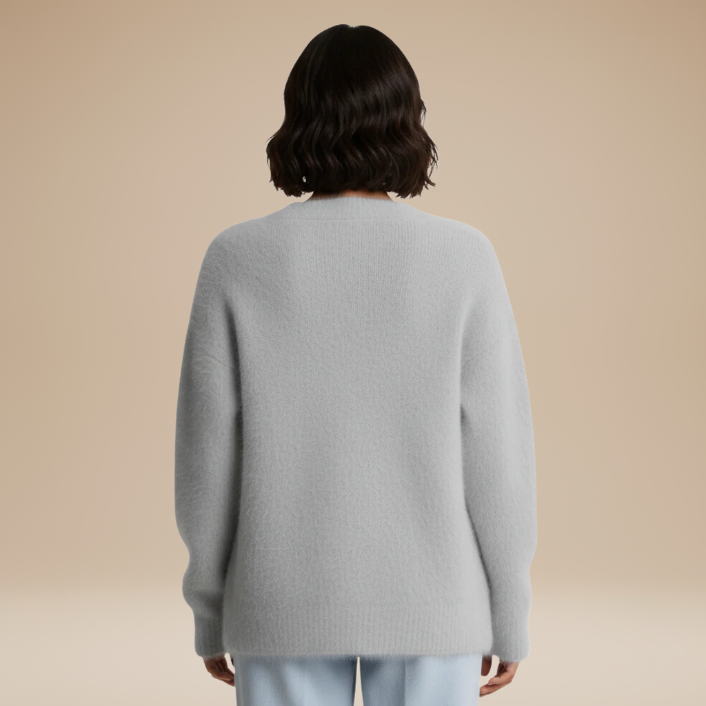 Mara | Cardigan Morbido da Donna in Maglia Pelosa