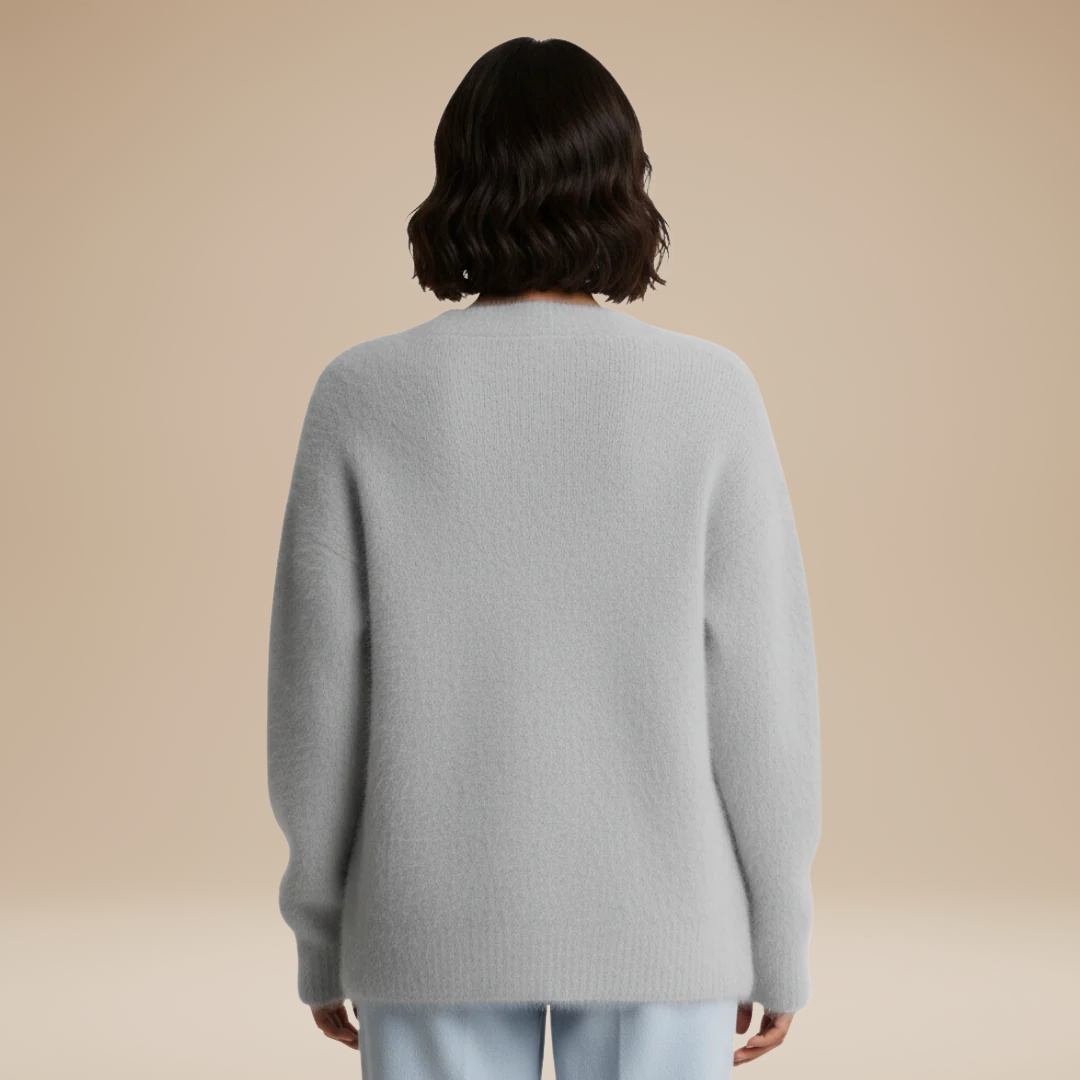 Mara | Cardigan Morbido da Donna in Maglia Pelosa