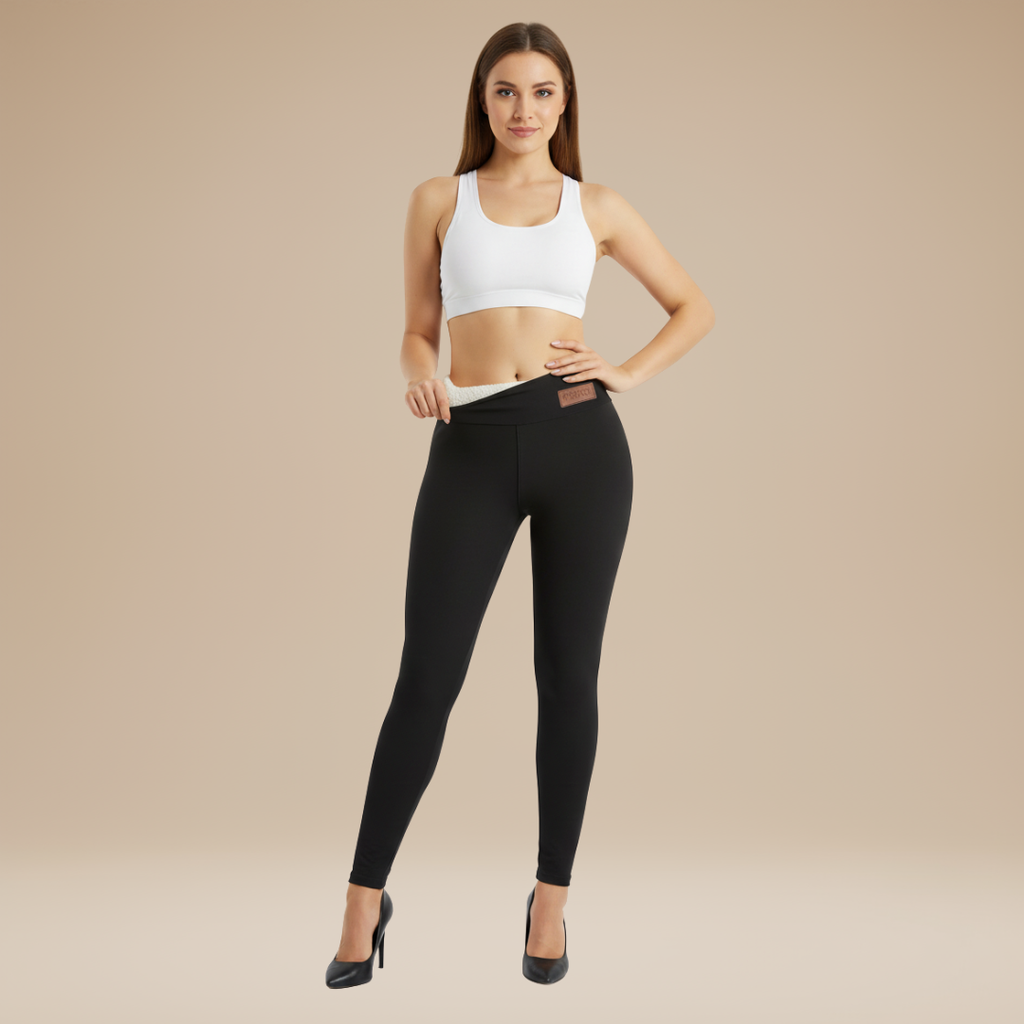 Irene | Leggings invernali da donna a vita alta, caldi e modellanti