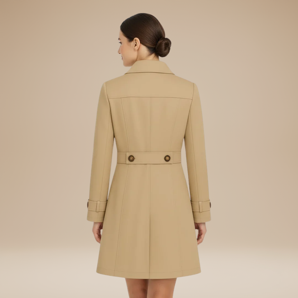 Valentina | Trench Classico con Collo a Tacca