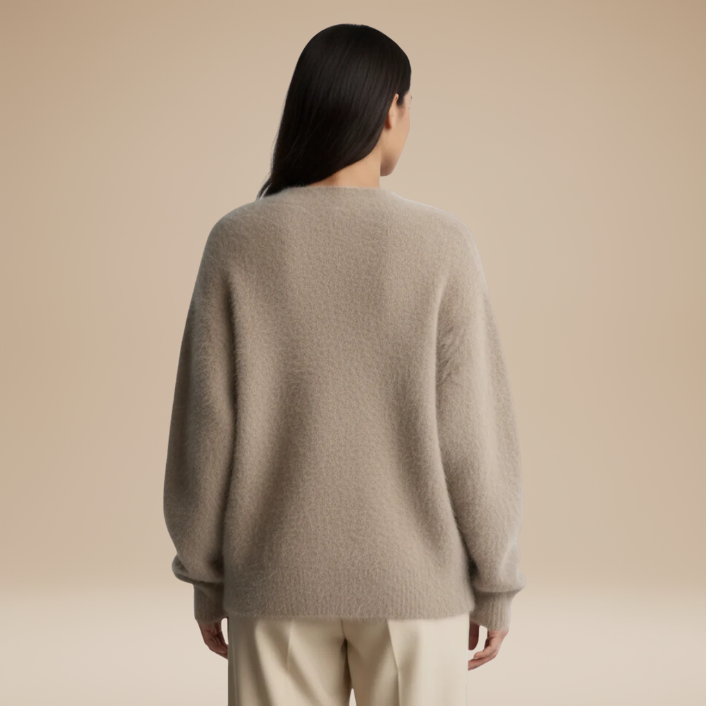 Mara | Cardigan Morbido da Donna in Maglia Pelosa