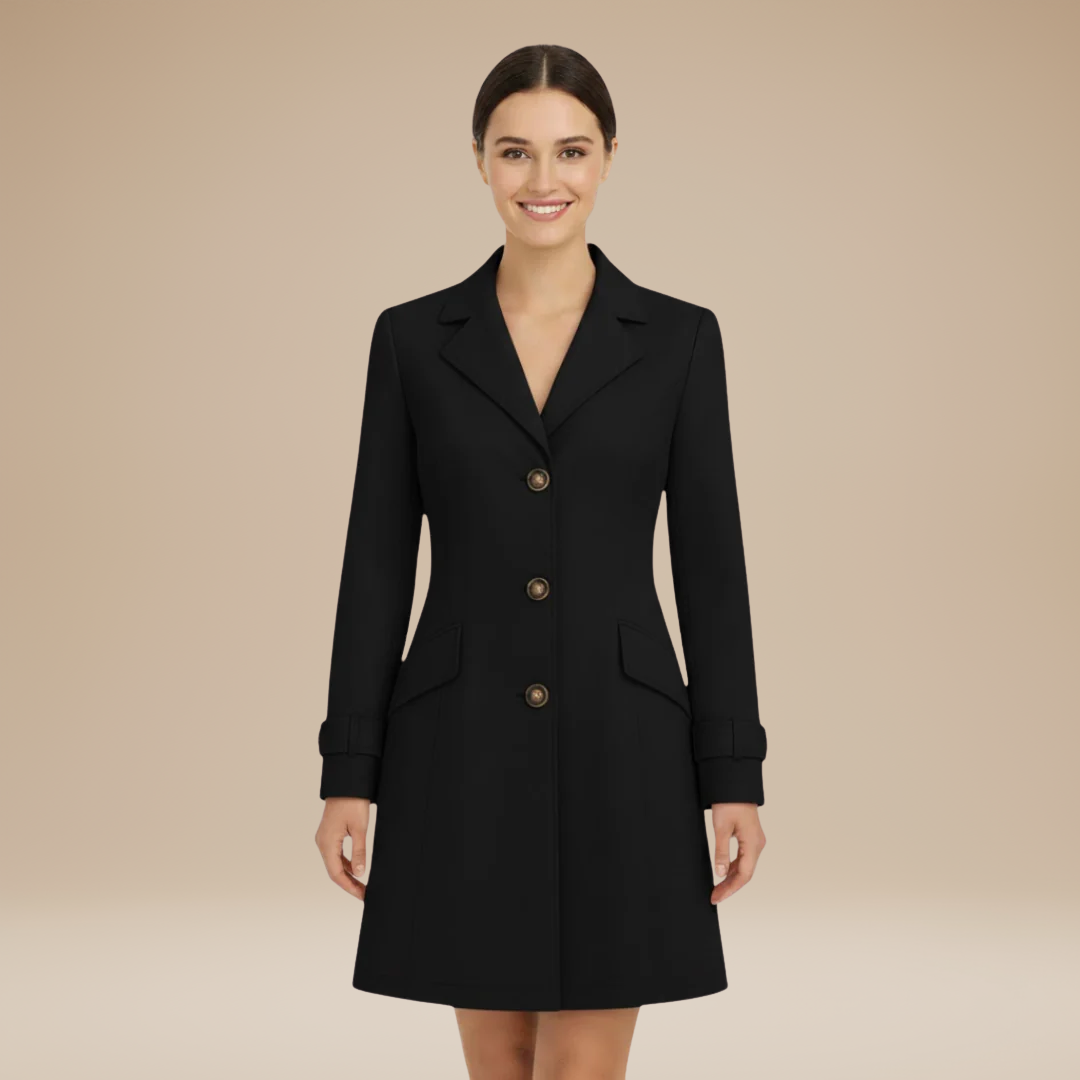 Valentina | Trench Classico con Collo a Tacca