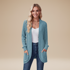 Cecilia | Cardigan a Costine da Donna con Tasche